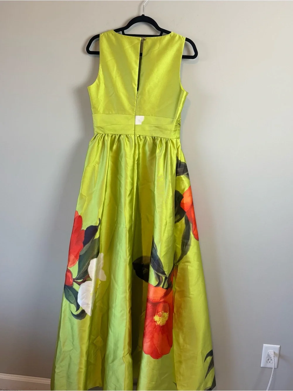 NWT Donna Karen New York Floral Print Sleeveless A Line Summer Citro Dress 4